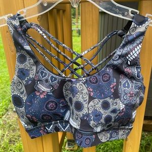 CVG brand Midnight Skull sorts bra - size large